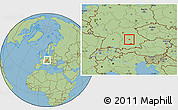 Savanna Style Location Map of Ingolstadt