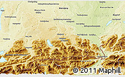 Physical 3D Map of Miesbach