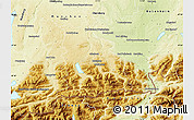 Physical Map of Miesbach