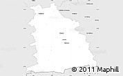 Silver Style Simple Map of Miesbach