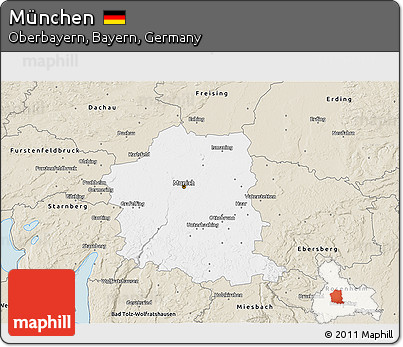 Classic Style 3D Map of München