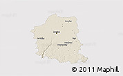 Shaded Relief 3D Map of München, single color outside