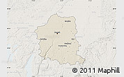 Shaded Relief Map of München, lighten