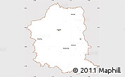 Classic Style Simple Map of München, cropped outside