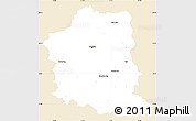 Classic Style Simple Map of München, single color outside