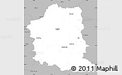 Gray Simple Map of München