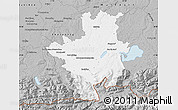 Gray Map of Rosenheim
