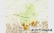 Physical Map of Rosenheim, lighten