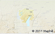 Physical 3D Map of Starnberg, lighten