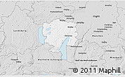 Silver Style 3D Map of Starnberg