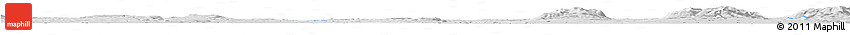 Silver Style Horizon Map of Starnberg
