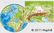 Physical Location Map of Starnberg, highlighted grandparent region