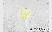 Physical Map of Starnberg, lighten, desaturated