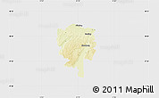 Physical Map of Starnberg, single color outside