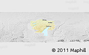 Physical Panoramic Map of Starnberg, lighten, desaturated