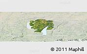 Satellite Panoramic Map of Starnberg, lighten