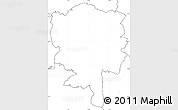 Blank Simple Map of Starnberg, no labels
