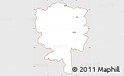 Classic Style Simple Map of Starnberg, cropped outside