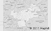 Silver Style 3D Map of Bayreuth