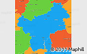 Political Simple Map of Bayreuth