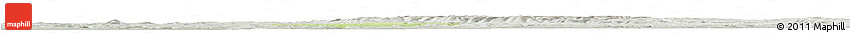 Physical Horizon Map of Coburg, lighten, semi-desaturated