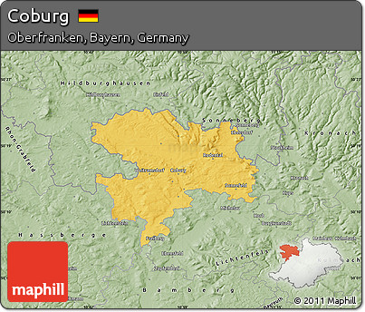 Savanna Style Map of Coburg