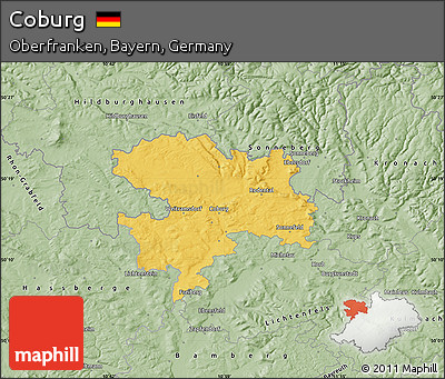 Savanna Style Map of Coburg