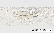 Shaded Relief Panoramic Map of Coburg, lighten