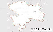 Classic Style Simple Map of Coburg, cropped outside