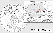Blank Location Map of Hof, highlighted country, highlighted parent region