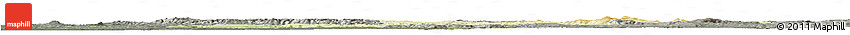 Physical Horizon Map of Oberfranken, darken, semi-desaturated