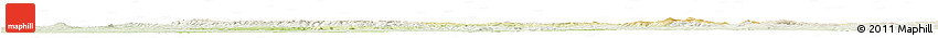 Physical Horizon Map of Oberfranken, lighten