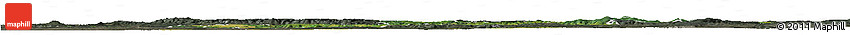 Satellite Horizon Map of Oberfranken, darken, semi-desaturated