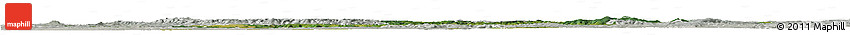 Satellite Horizon Map of Oberfranken, lighten, semi-desaturated