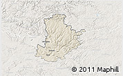 Shaded Relief 3D Map of Kronach, lighten