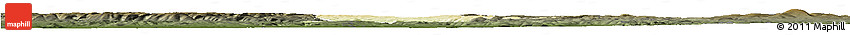 Physical Horizon Map of Kronach, darken