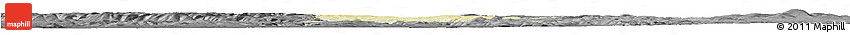 Physical Horizon Map of Kronach, darken, desaturated