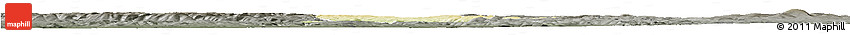 Physical Horizon Map of Kronach, darken, semi-desaturated