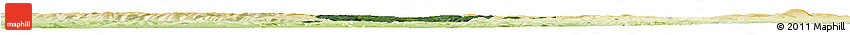 Satellite Horizon Map of Kronach, physical outside