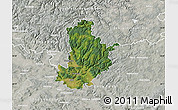Satellite Map of Kronach, lighten, semi-desaturated