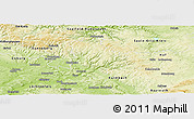 Physical Panoramic Map of Kronach