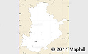 Classic Style Simple Map of Kronach