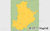 Savanna Style Simple Map of Kronach