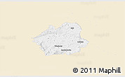 Classic Style 3D Map of Wunsiedel, single color outside