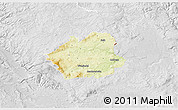Physical 3D Map of Wunsiedel, lighten, desaturated