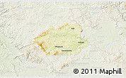 Physical 3D Map of Wunsiedel, lighten