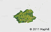 Satellite 3D Map of Wunsiedel, single color outside