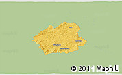 Savanna Style 3D Map of Wunsiedel, single color outside