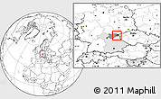Blank Location Map of Wunsiedel, highlighted parent region, highlighted grandparent region