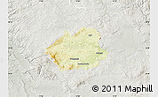 Physical Map of Wunsiedel, lighten, semi-desaturated